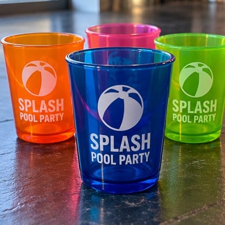 Custom Plastic Shot Glasses